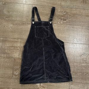 Corduroy overall dress
